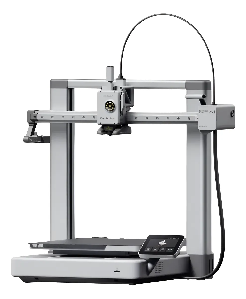 Impressora 3D Bambu Lab A1 256x256x256mm em vista frontal