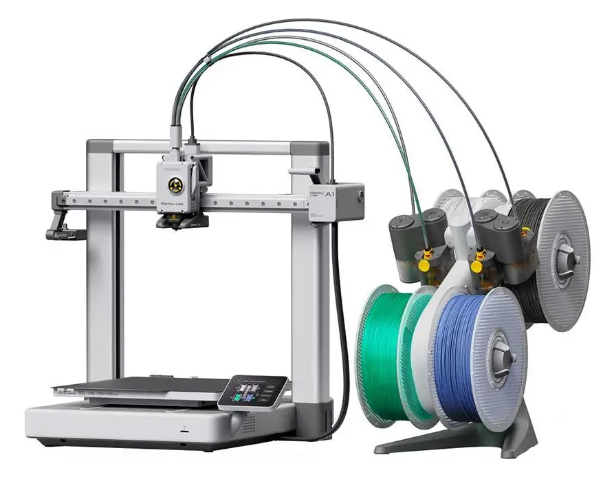 Impressora 3D Bambu Lab A1 256x256x256mm Combo com 4 cores