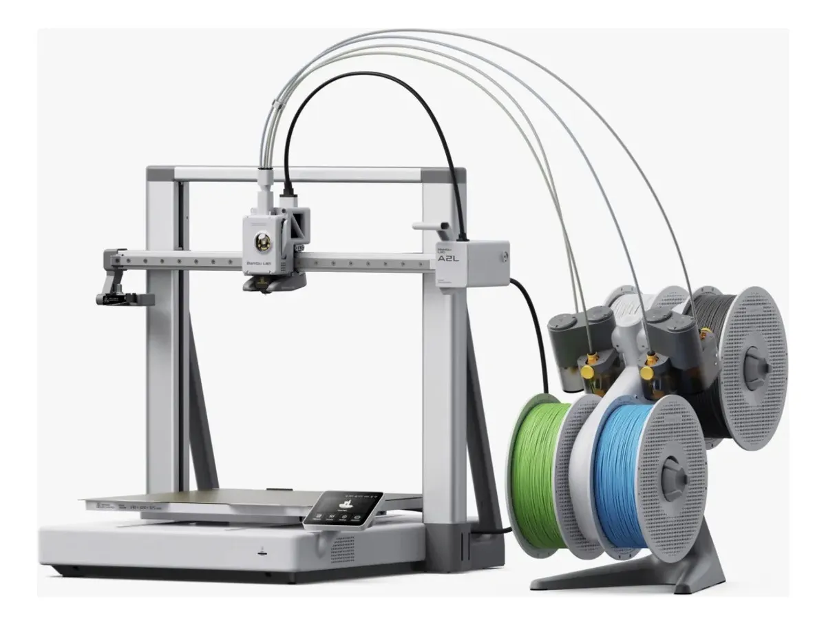 Impressora 3D Bambu Lab A2L 330x320x325mm Combo com 4 cores